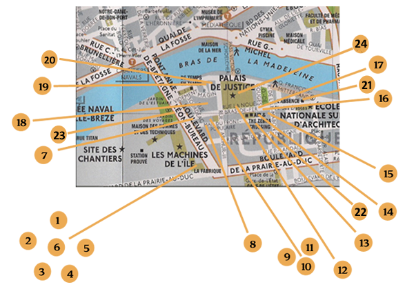 plan du quartier